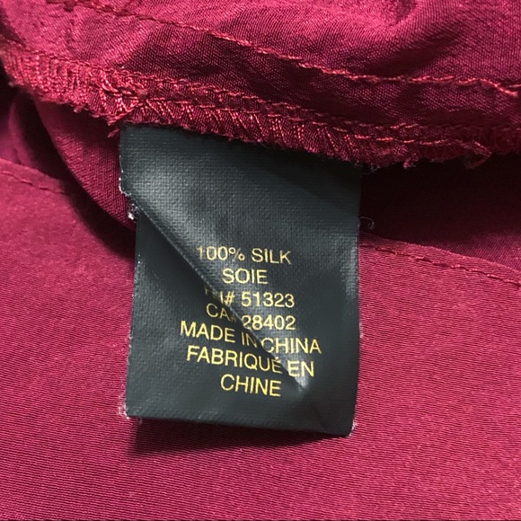 Cynthia Steffe Silk Cap-Sleeve Blouse - Picture 6 of 8